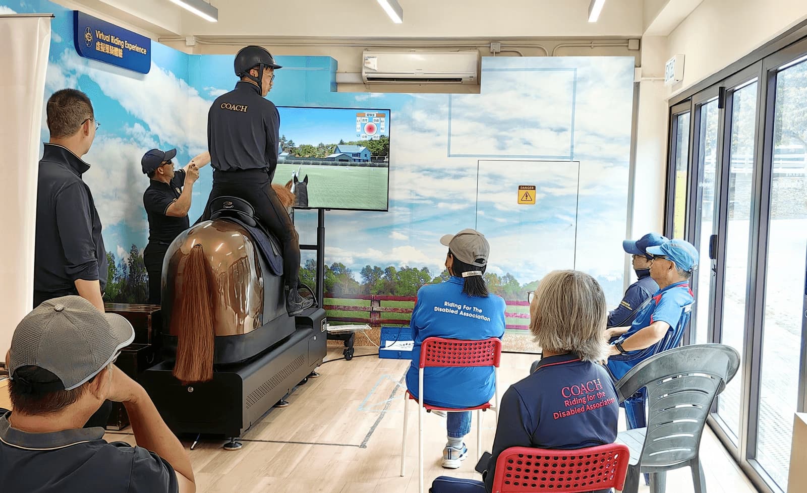 Rehabilitation equestrian simulator for therapy centers